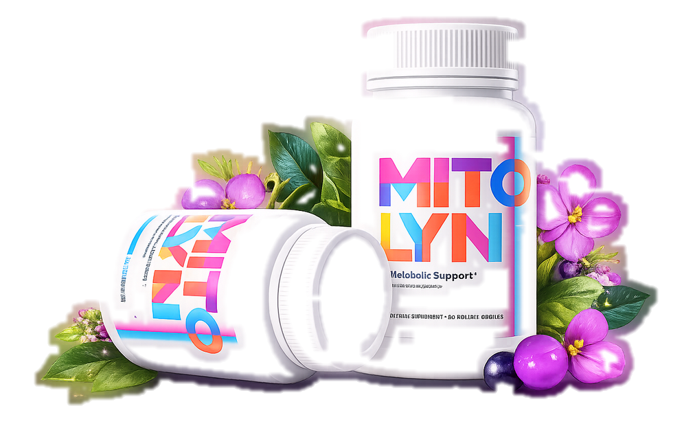 Mitolyn bottles with botanical ingredients