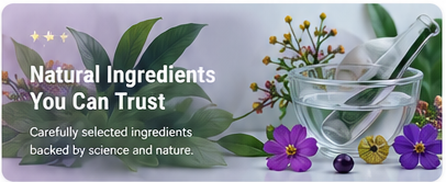 Natural ingredients you can trust